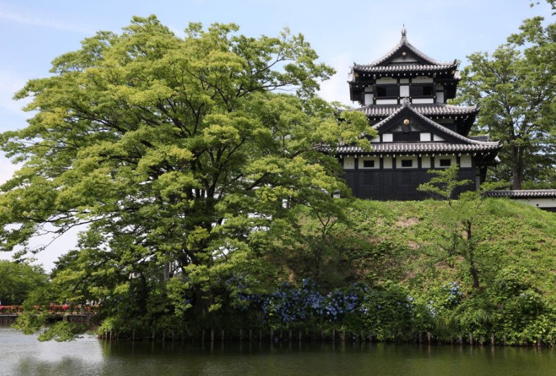 Takada Castle Three-storey Turret, Japan